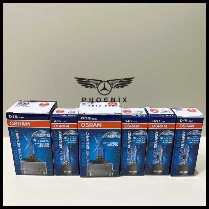 DISKON BOHLAMP LAMPU OSRAM COOLBLUE D1S D2S D3S D4S D2R D4R LAMPU UTAMA OSRAM 