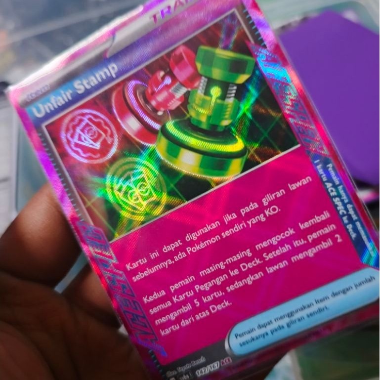 Kartu Pokemon Unfair stamp