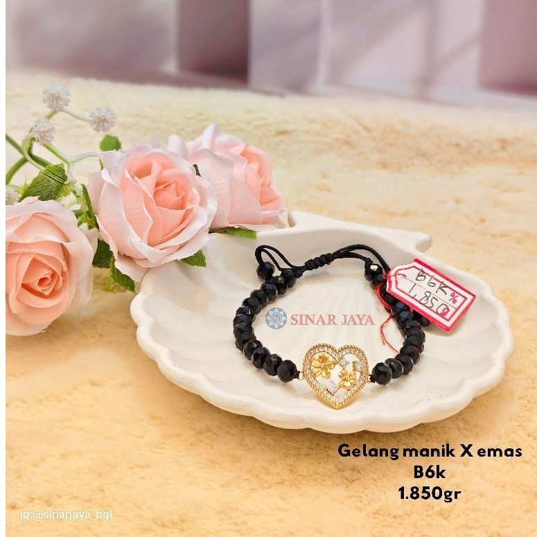Gelang Manik X Emas