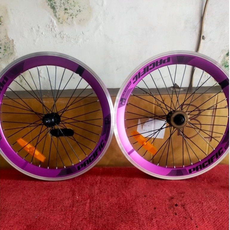 Wheelset 20 Inch BMX/SELI Ungu