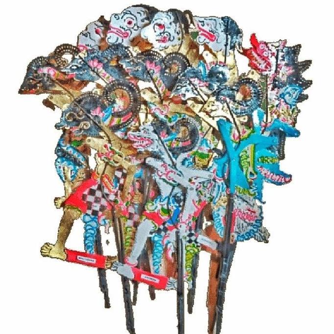 Wayang Kulit Asli mini 30 cm