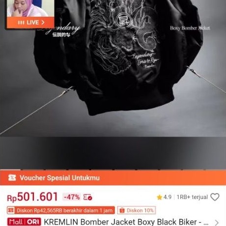 jacket pria, pakaian pria , kremlin jacket