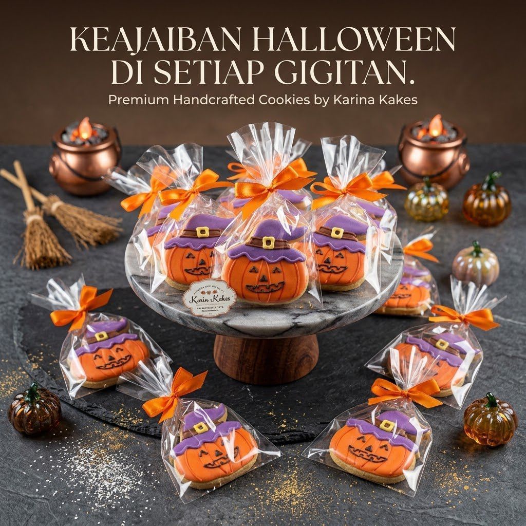 Kukis hias, kukis karakter tema Helloween