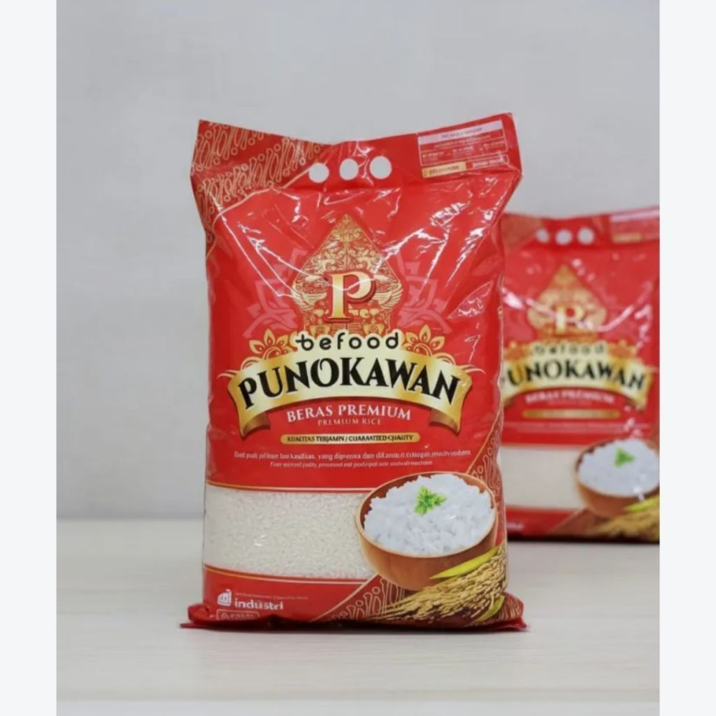 Beras Punokawan Premium 10kg/Beras Premium Punokawan 10 kg/Punokawan Beras 10kg