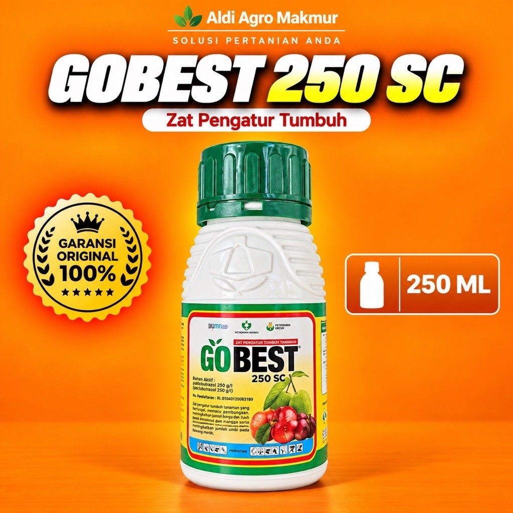 GOBEST 250 SC - 250ml Zat Pengatur Tumbuh Tanaman / Perangsang buah ORIGINAL