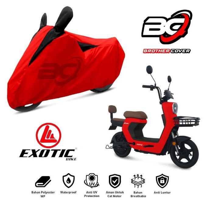 Sarung Sepeda Motor Listrik Exotic Cover Sepeda Motor Listrik Exotic Penutup & Sarung Sepeda Motor L