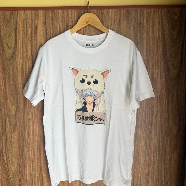 Baju Kaos Uniqlo Collab Anime Gintama Second
