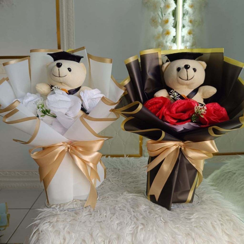 Ariscabuket - Buket Boneka Wisuda Bucket Boneka Wisuda Toga Graduation Besar Jumbo Cewek Cowok