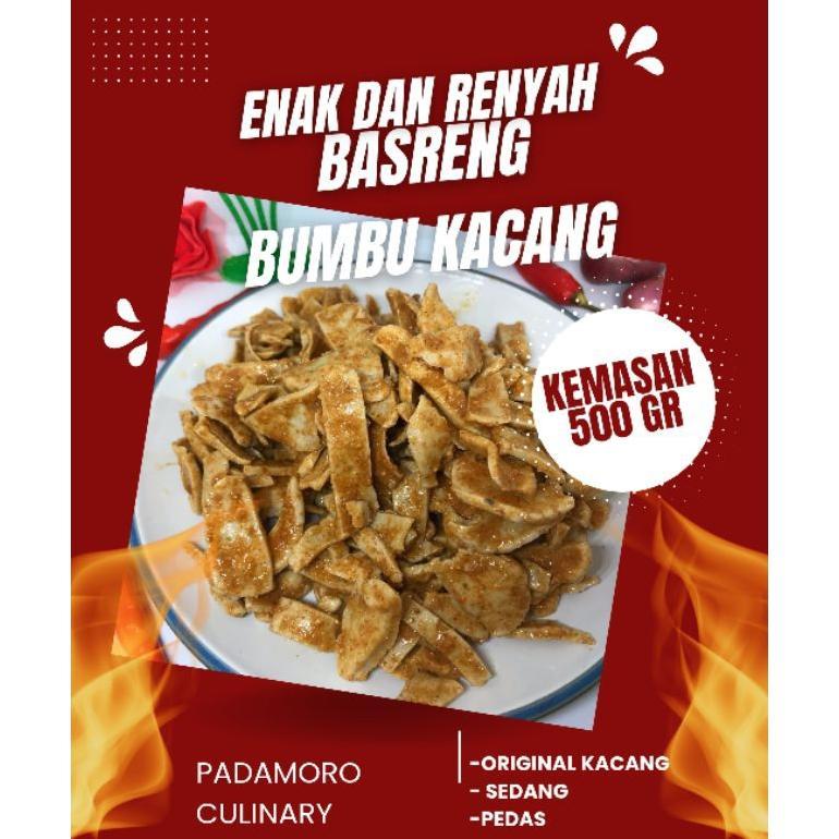 basreng padamoro bumbu kacang kemasan 500gr