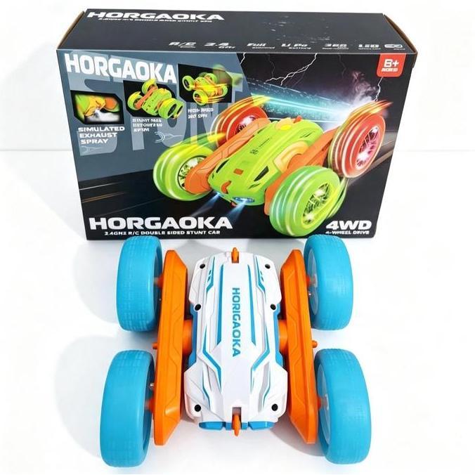 PEROKILAMAN_SHOP - HORGAOKA MAINAN MOBIL REMOTE CONTROL RC HORGAOKA 16X16.7X7.5CM DENGAN LAMPU BAN &