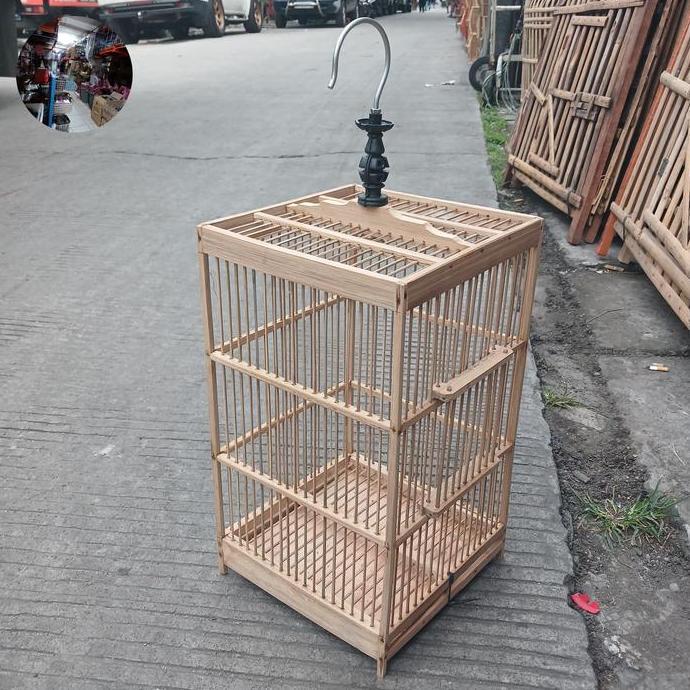 SANGKAR BURCIL PLECI COLYBRI FULL BAMBU