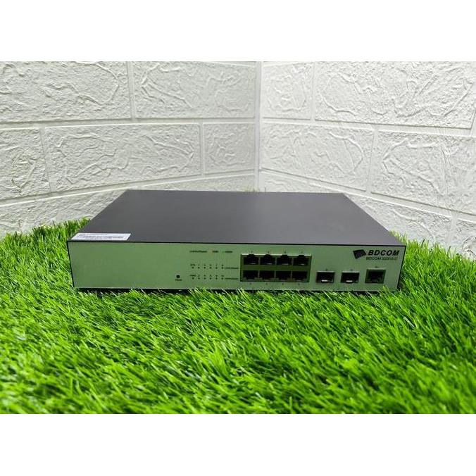 BDCOM S2510-C Switch Hub 8Port Gigabit 2Port SFP Gigabit Switch Managed L2 L3