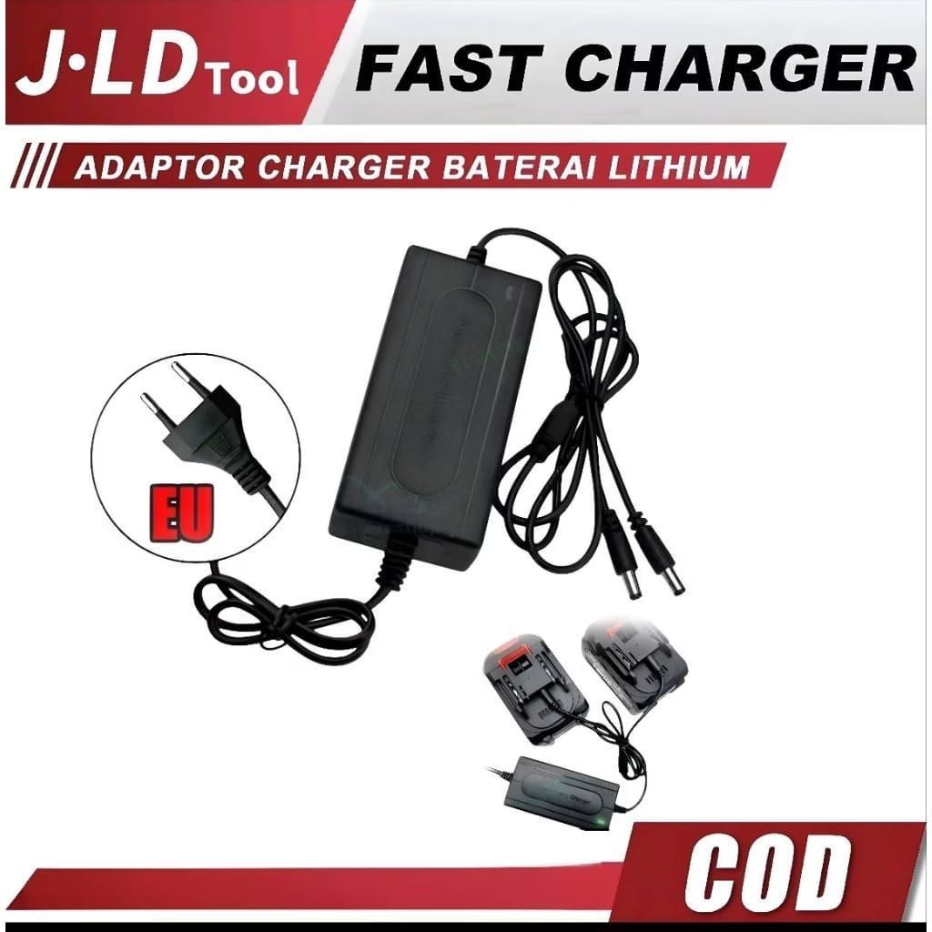 21V - 988V  Charger Bor Cordless Adaptor Charger Mesin Impact gerinda mesin potong rumput dll