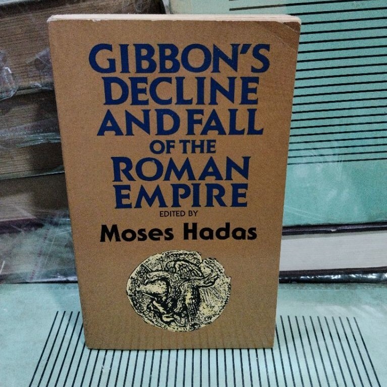 Buku original GIBBON'S DECLINE AND FALL OF THE ROMAN EMPIRE by Moses Hadas INGGRIS