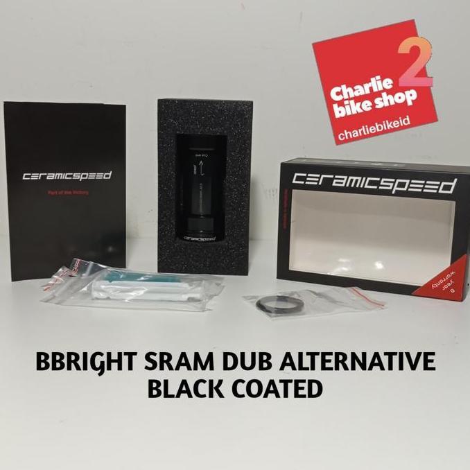 Bottom Bracket Ceramic Speed BB Right Sram Dub Black Non Coated