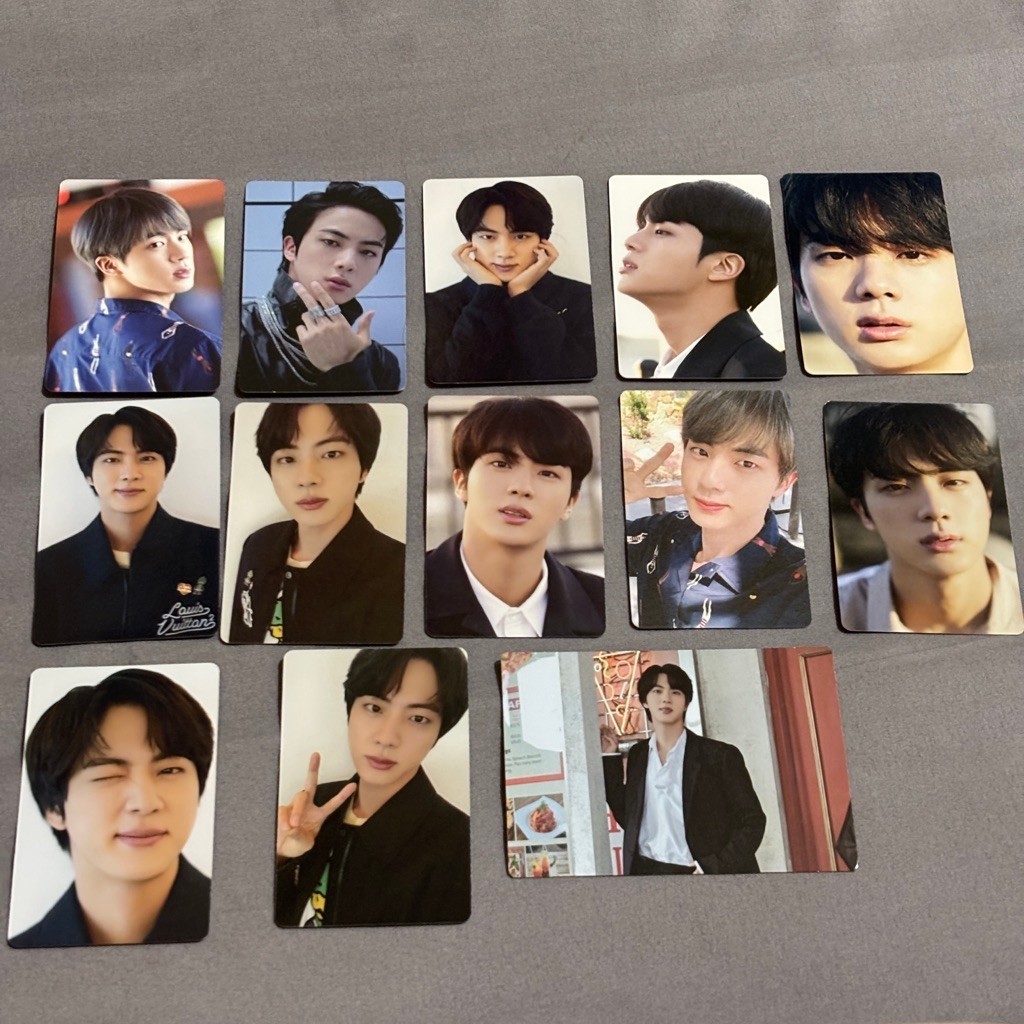 Photocard PC Postcard Jin Kim seok jin BTS Official Dicon Proof PTD