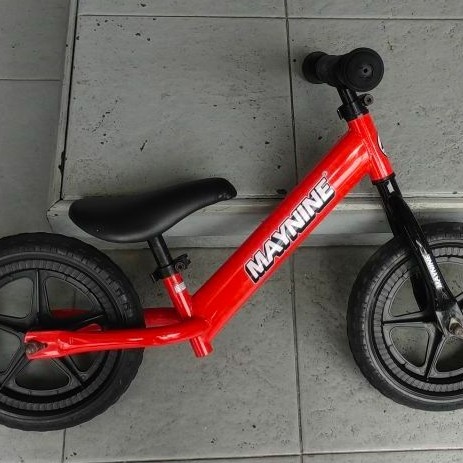 Sepeda Anak Balance Bike Maynine Kick Push Usia 2-5 Tahun No Strider Kids Baby Preloved used