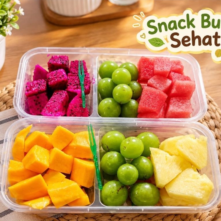 Snack Buah 3 Rasa Kemasan Tinwal