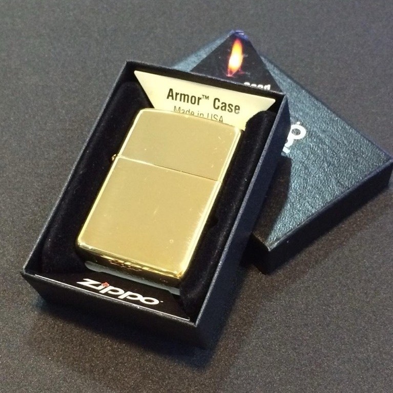 Zippo armor 169 high polish brass