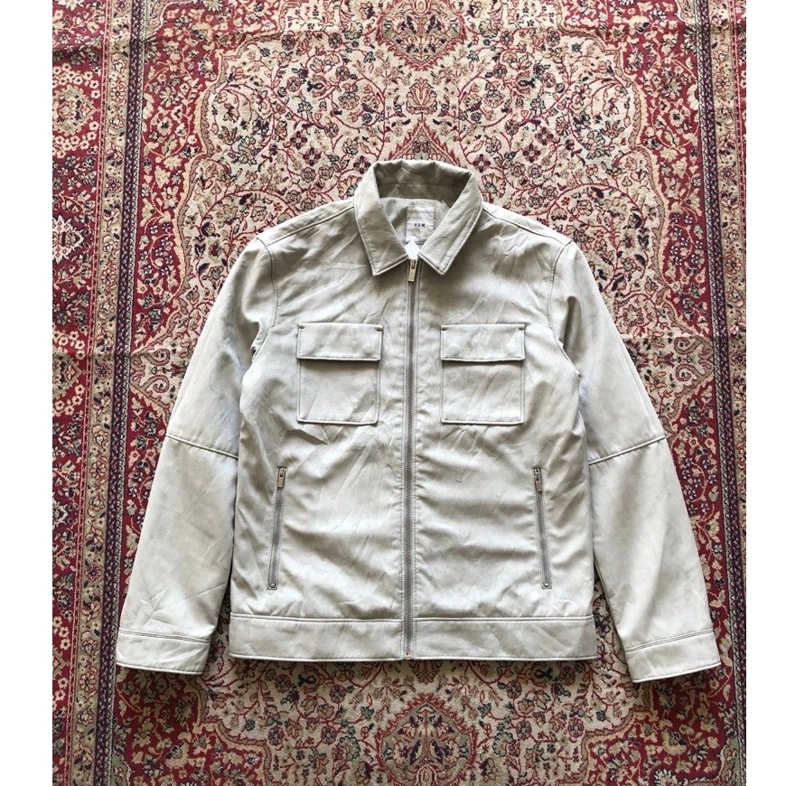 Hum faux suede work jacket Vintage Suede jacket  j186
