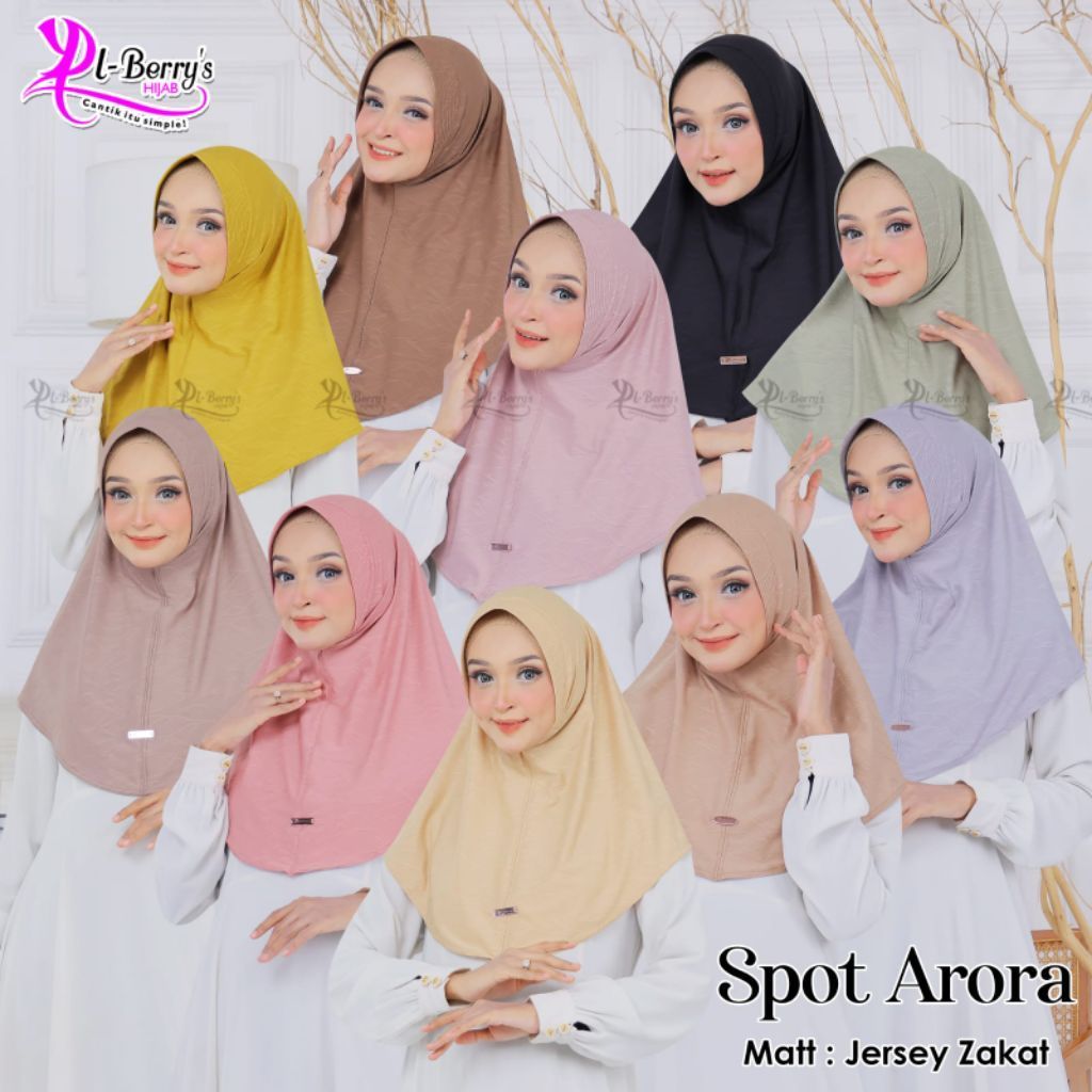HIJAB EL BERRYS SPORT ARORA//HIJAB INSTAN