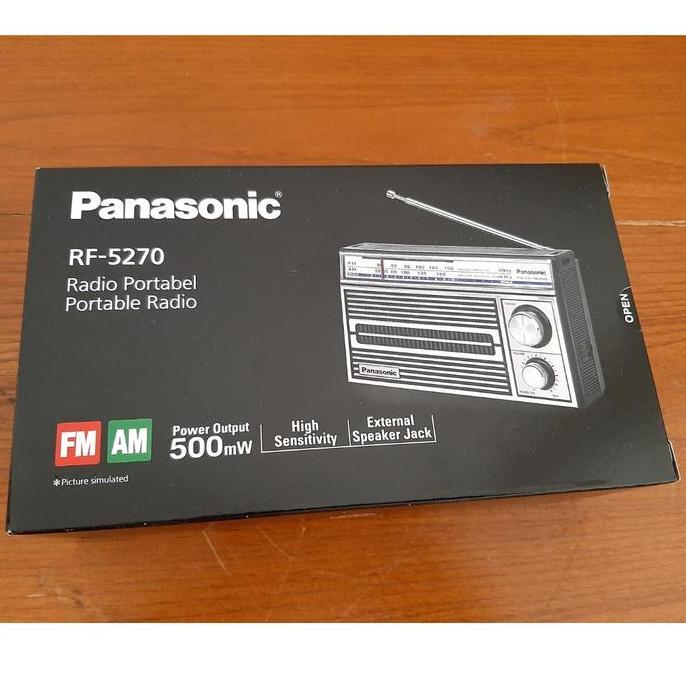 Radio Jadul Panasonic FM/AM Portabel RF - 5270 - Suara Jernih