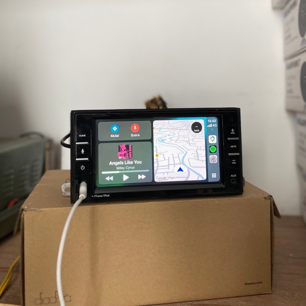 Head Unit standar Nissan livina 2020 brand clarion Apple carplay dan android auto