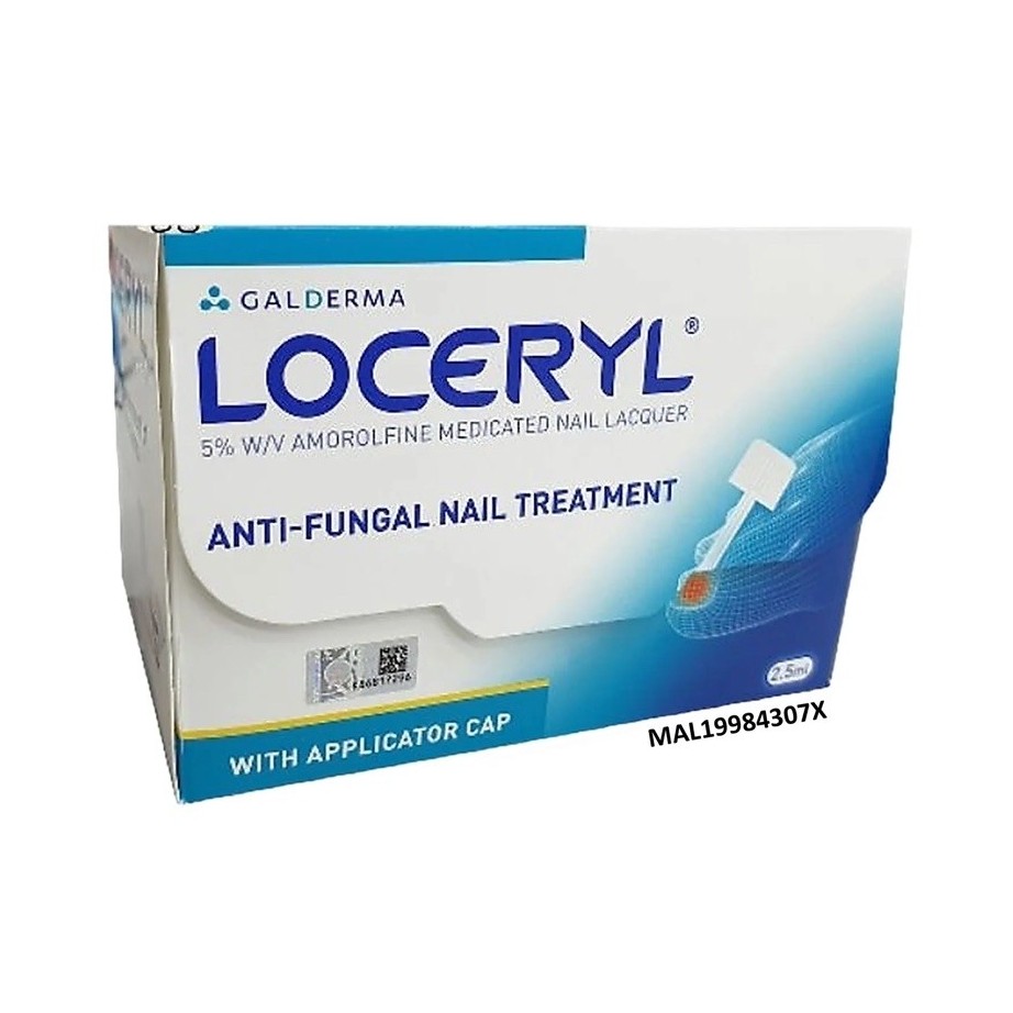 Galderma Loceryl Nail Lacquer 5% 2.5ml Kuku Rusak