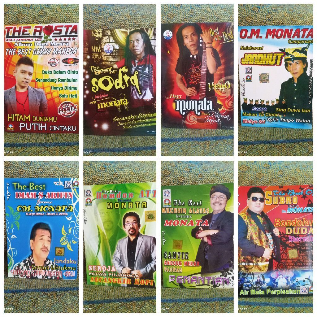KASET VCD MONATA & THE ROSTA RANDOM
