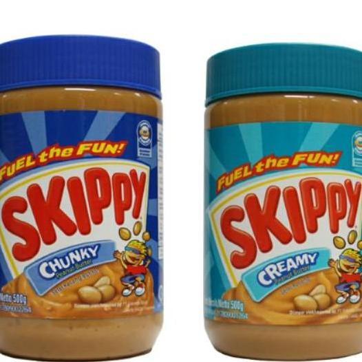 Top- Skippy 500Gram / 500Gr / 500 / Skippy Chunky / Skippy Creamy