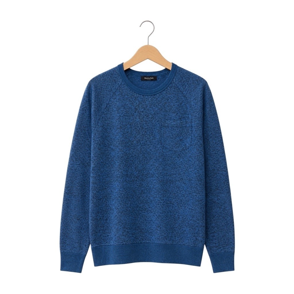 (S) Sweater Crewneck Cotton Massimo Dutti New