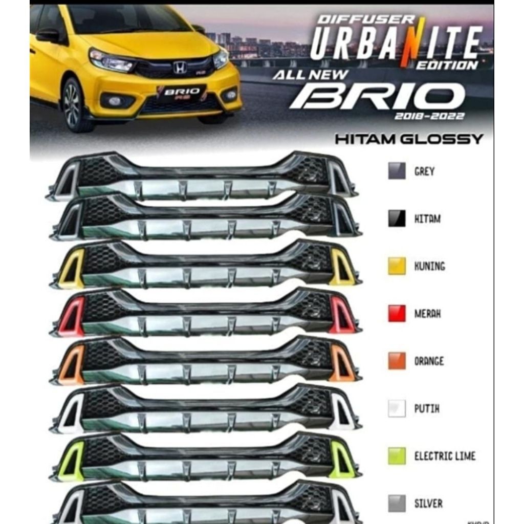 Diffuser Mobil All New Brio 2018 - 2025 Up Model Urbanite Edition