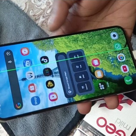 lcd original samsung s23+ s23 plus minus garis