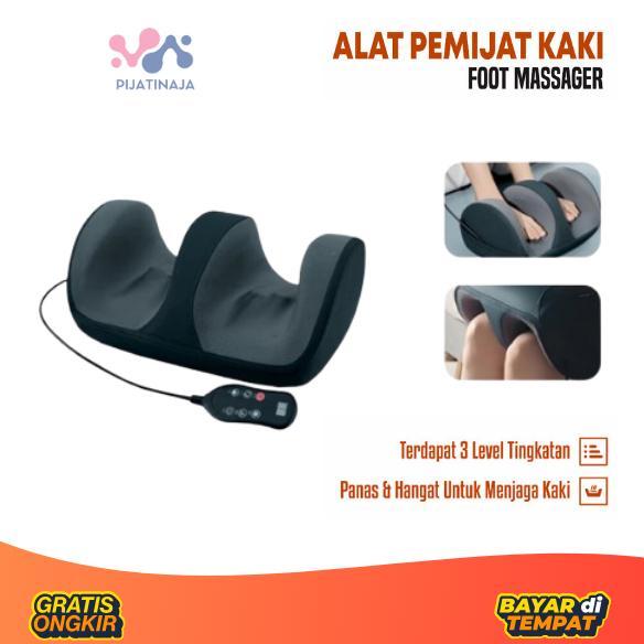 Alat Pemijat Kaki Remote Kompres Panas / Mesin Pijat Kaki Betis Navy Elektrik Terapi Getar