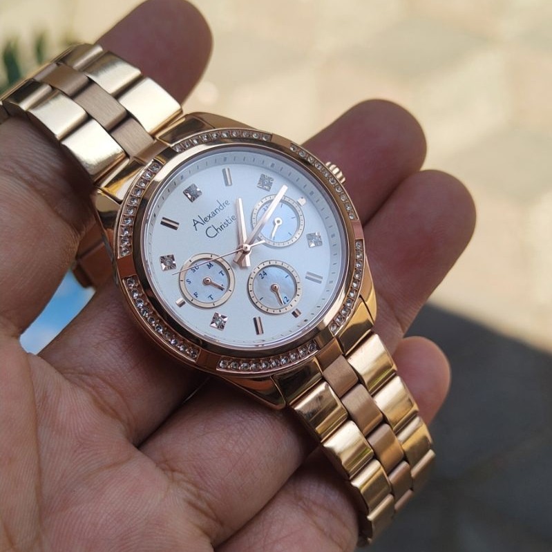 jam tangan original Alexandre Christie wanita second bekas preloved