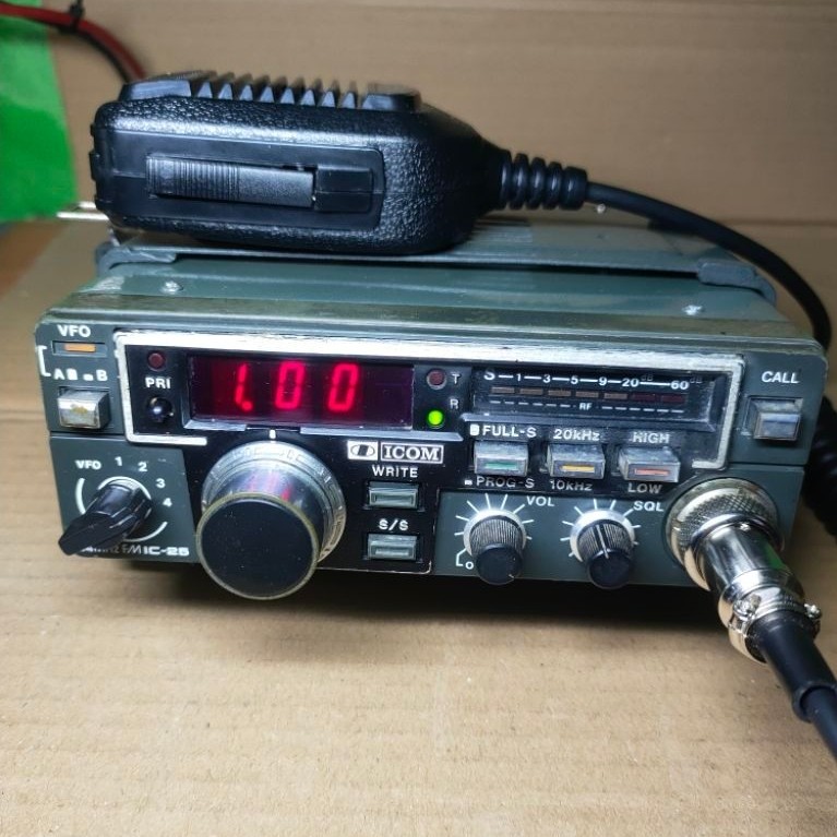 radio rig icom 25a legendaris jadul bekas normal