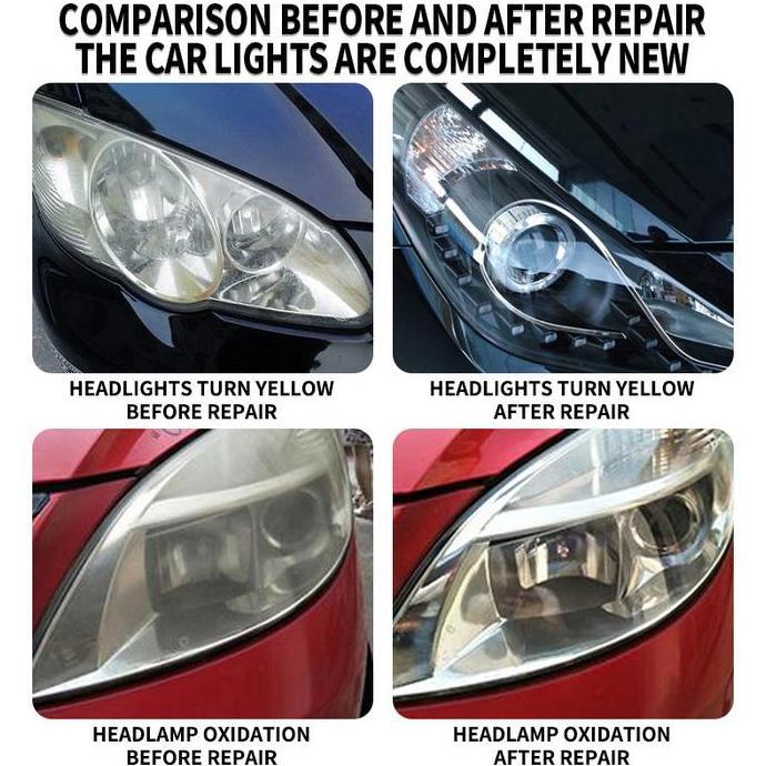 HEADLIGHT RESTORED / PENGKILAP MIKA LAMPU / HEADLAMP POLISH/PEMBERSIH KACA LAMPU MOBIL KUSAM / HEADL