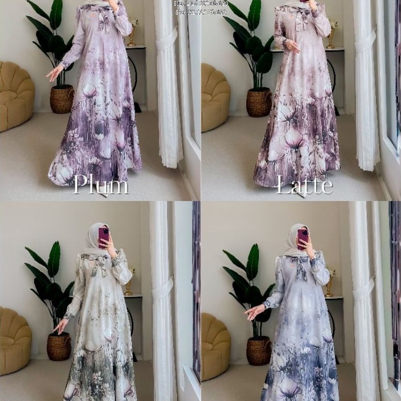 Ribyka R531 Gamis Marina Crepe