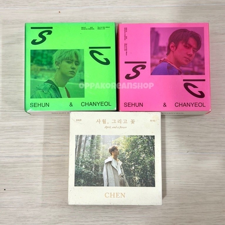 [READY] Official Kihno Album EXO SC Chen Sehun Chanyeol Unsealed