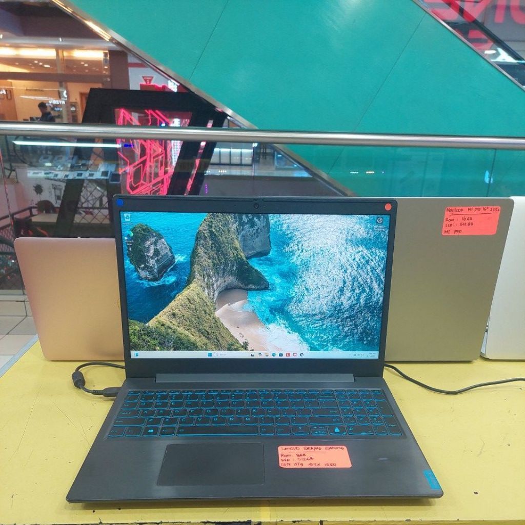 Laptop Lenovo ideapad L340-15IRH gaming Core i5-9300H NVIDIA GeForce GTX 1050 Ram 8gb ssd 512gb 1529