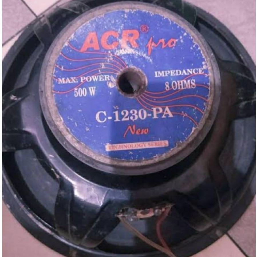 acr pro 12 inch 500watt kondisi second normal spul ulang