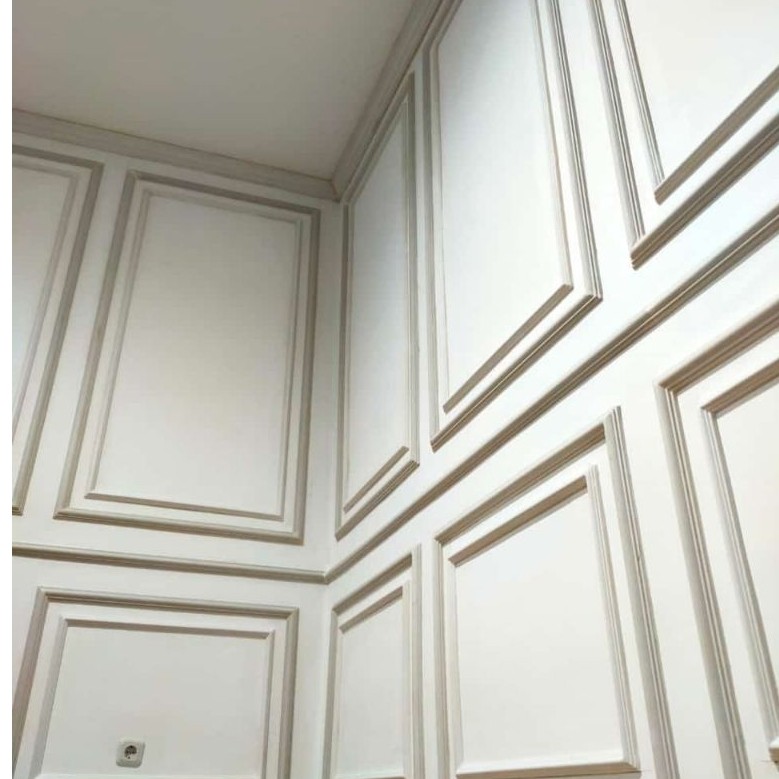 pemasangan wallmodhing gypsum molding dinding