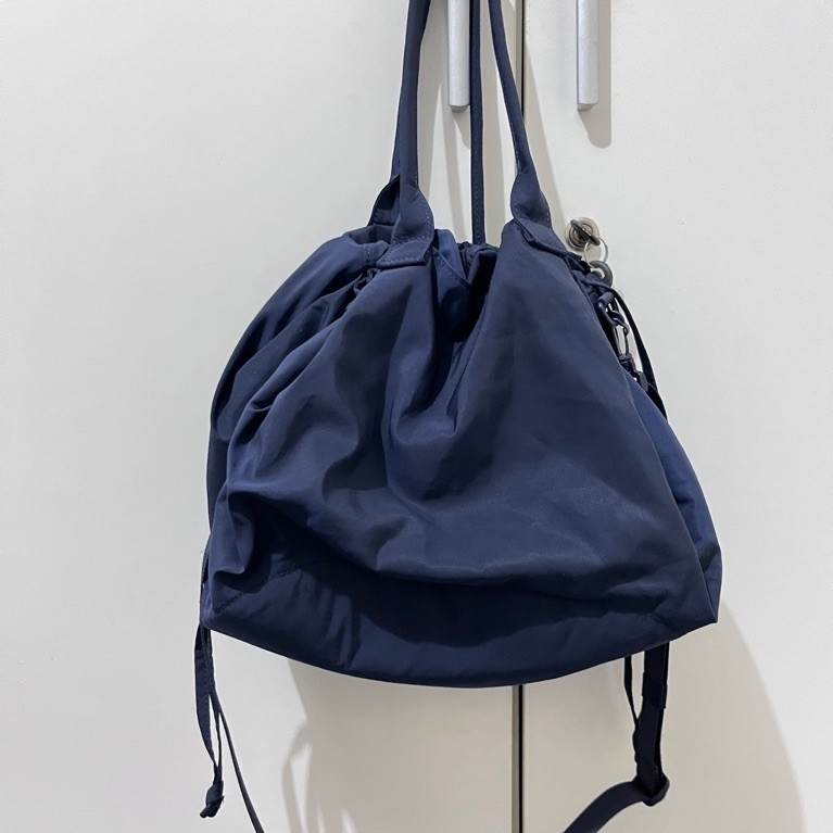 Uniqlo Drawstring Bag Navy