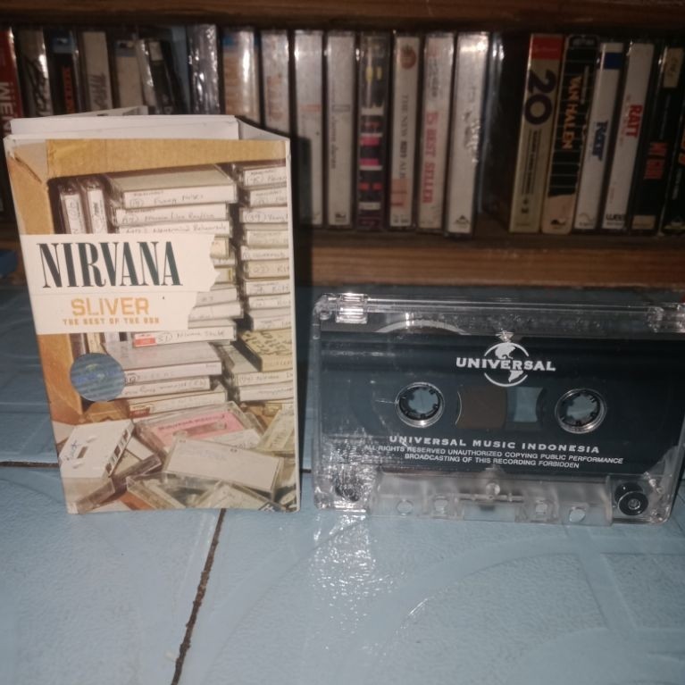 Kaset Pita NIRVANA - SLIVER The Best Of The Box