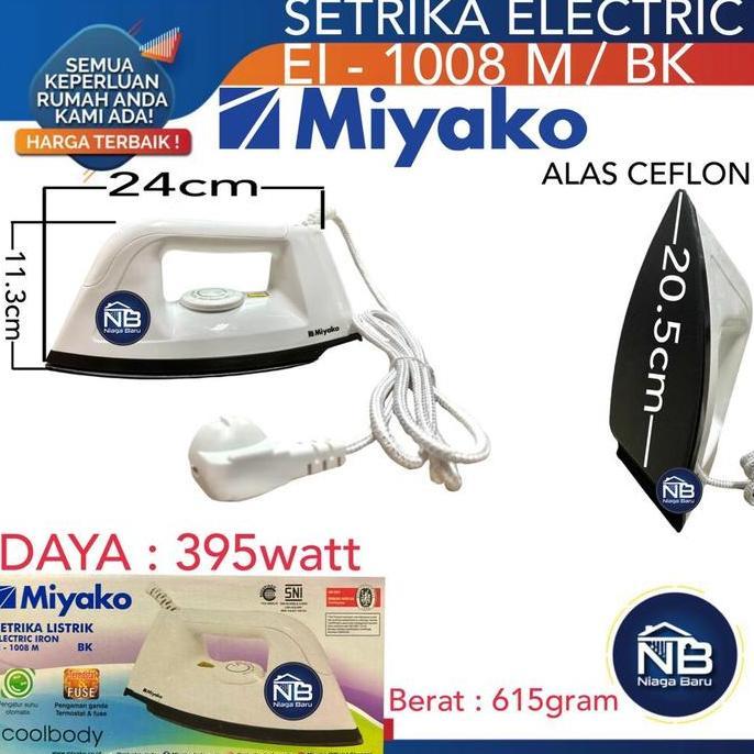 Setrika Miyako EL 1008 M EL1008M Setrika Listrik