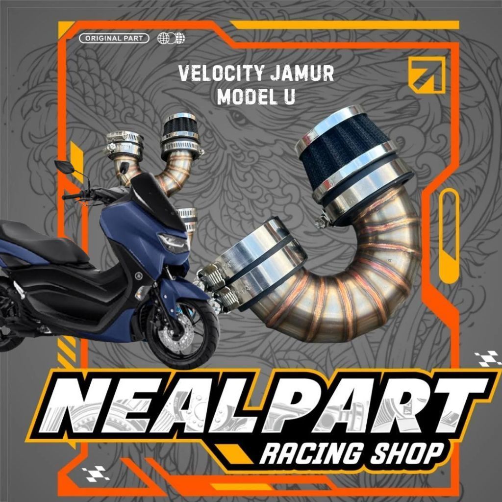 FILTER JAMUR/OPEN FILTER STAINLESS STEEL ANTI NGEMPOS AEROX NEW NMAX NEW