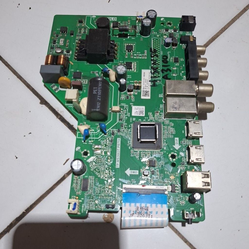 MB MAINBOARD MOTHERBOARD TV HISENSE 32A3100G 32A3100 G