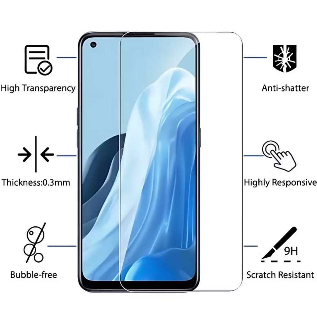 Tempered Glass Full Layar Oppo A1k A3s A5s A7 A8 A9 A11 A11k A11x Op K1 K3 K5 K7 K7x K10 5G K10x