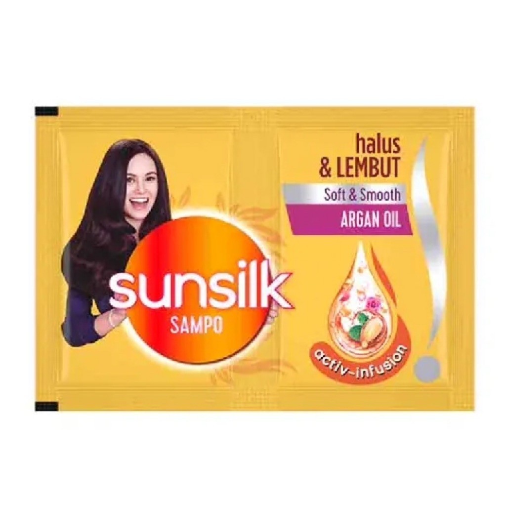 [RENCENG] SHAMPOO SUNSILK KUNING SACHET / SHAMPO SUNSILK RENCENG 12 PCS /SUNSILK SOFT AND SMOOTH
