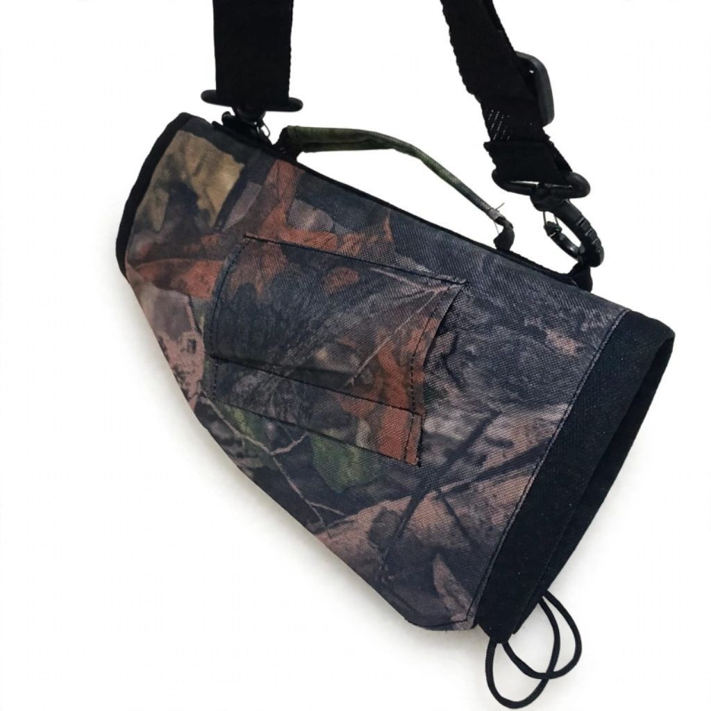 Tas Tapau Ayam Hutan Motif Camo Ada Saku Untuk Tumang/Tiang Tancap Pikat Ayam